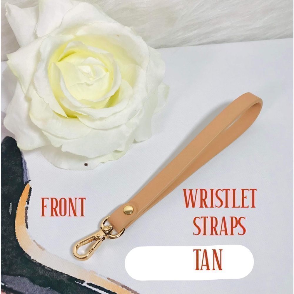 WRISTLET STRAP LEATHER BEIGE/CREAM